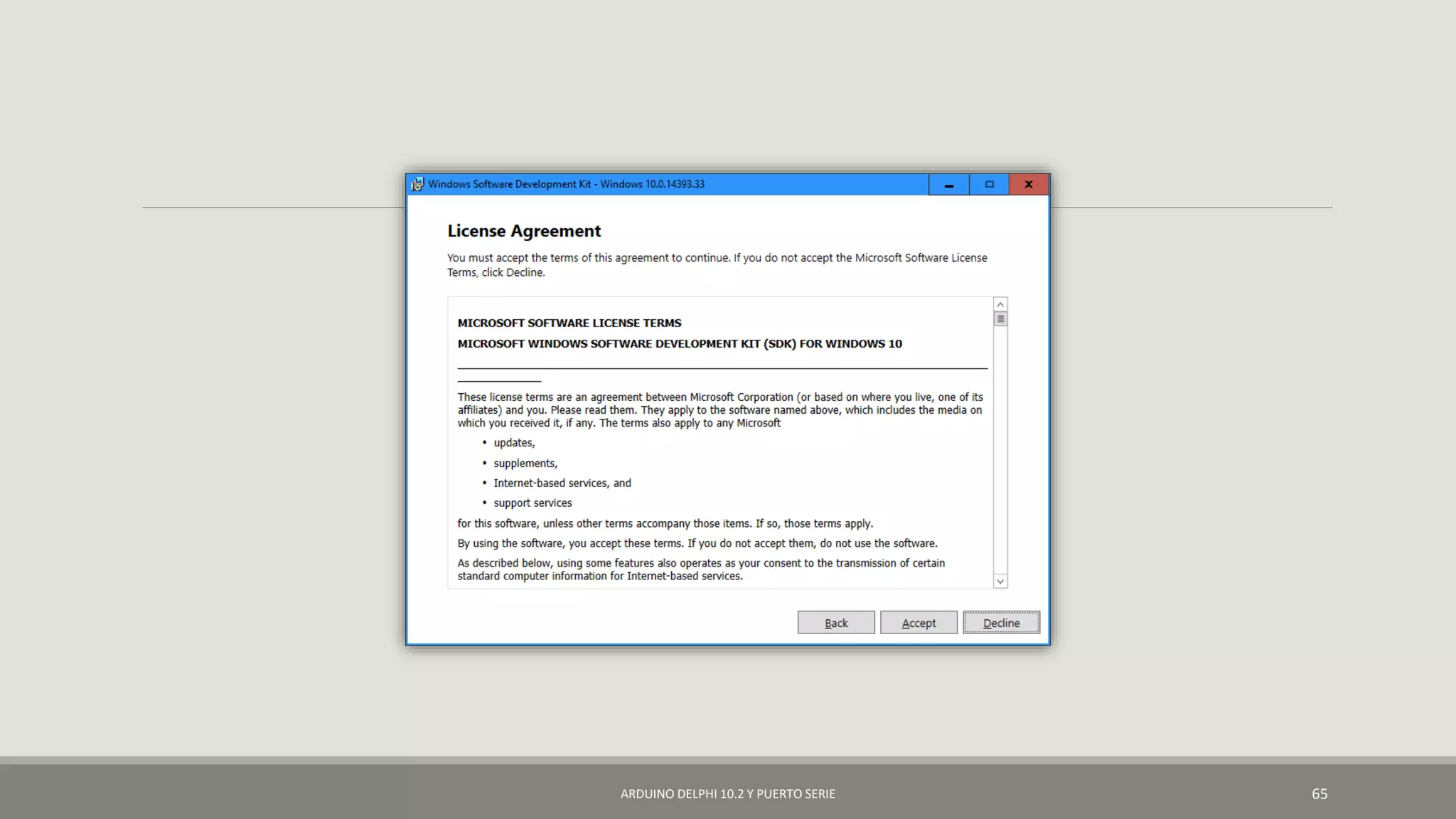 ARDUINO DELPHI 10.2 Y PUERTO SERIE 65
 