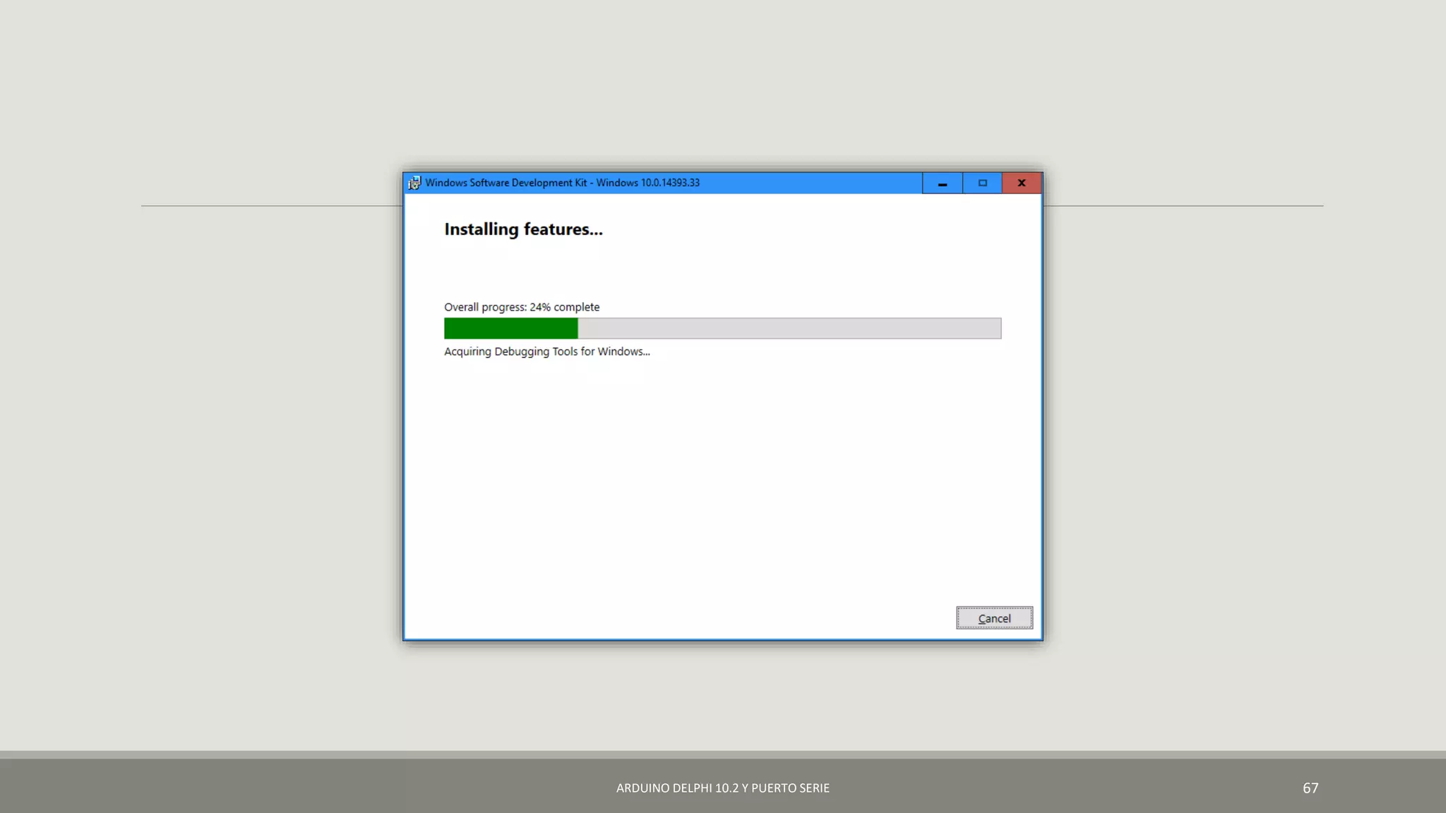 ARDUINO DELPHI 10.2 Y PUERTO SERIE 67
 
