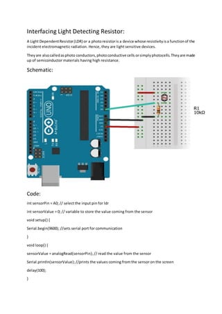 Arduino embedded systems and advanced robotics | PDF