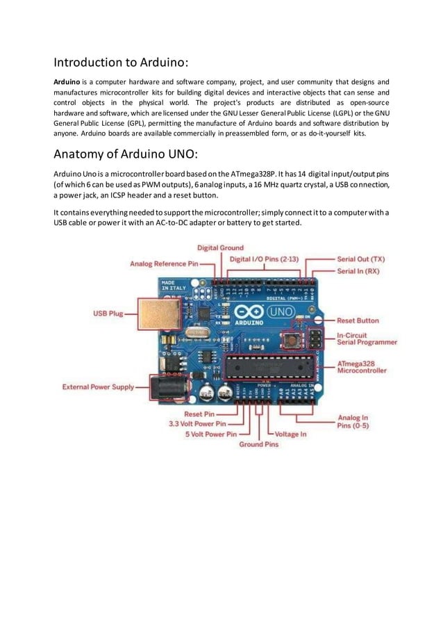 Arduino embedded systems and advanced robotics | DOCX | Computer ...