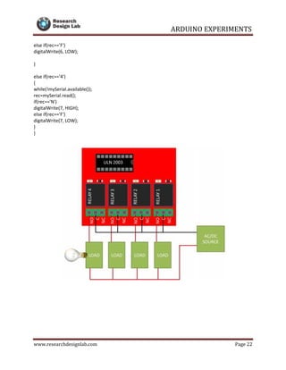Arduino experiments | PDF