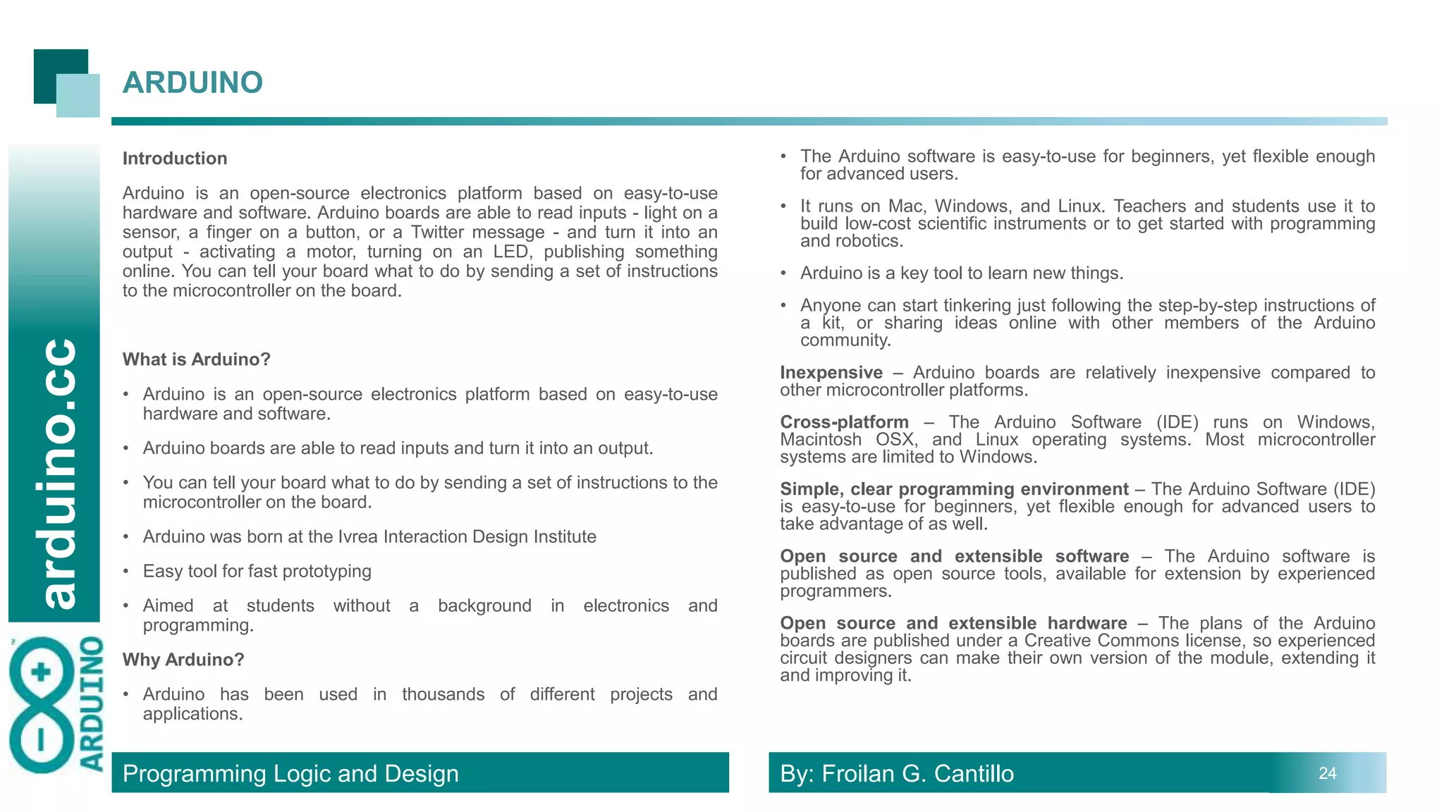 Program Logic and Design | PPTX