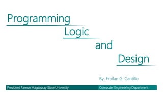 Program Logic and Design | PPT