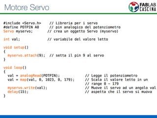 Motore Servo 
 