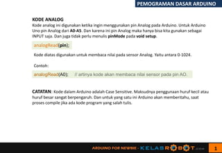 MATERI DASAR Arduino For Newbie MUDAH DAN FRIENLY | PDF