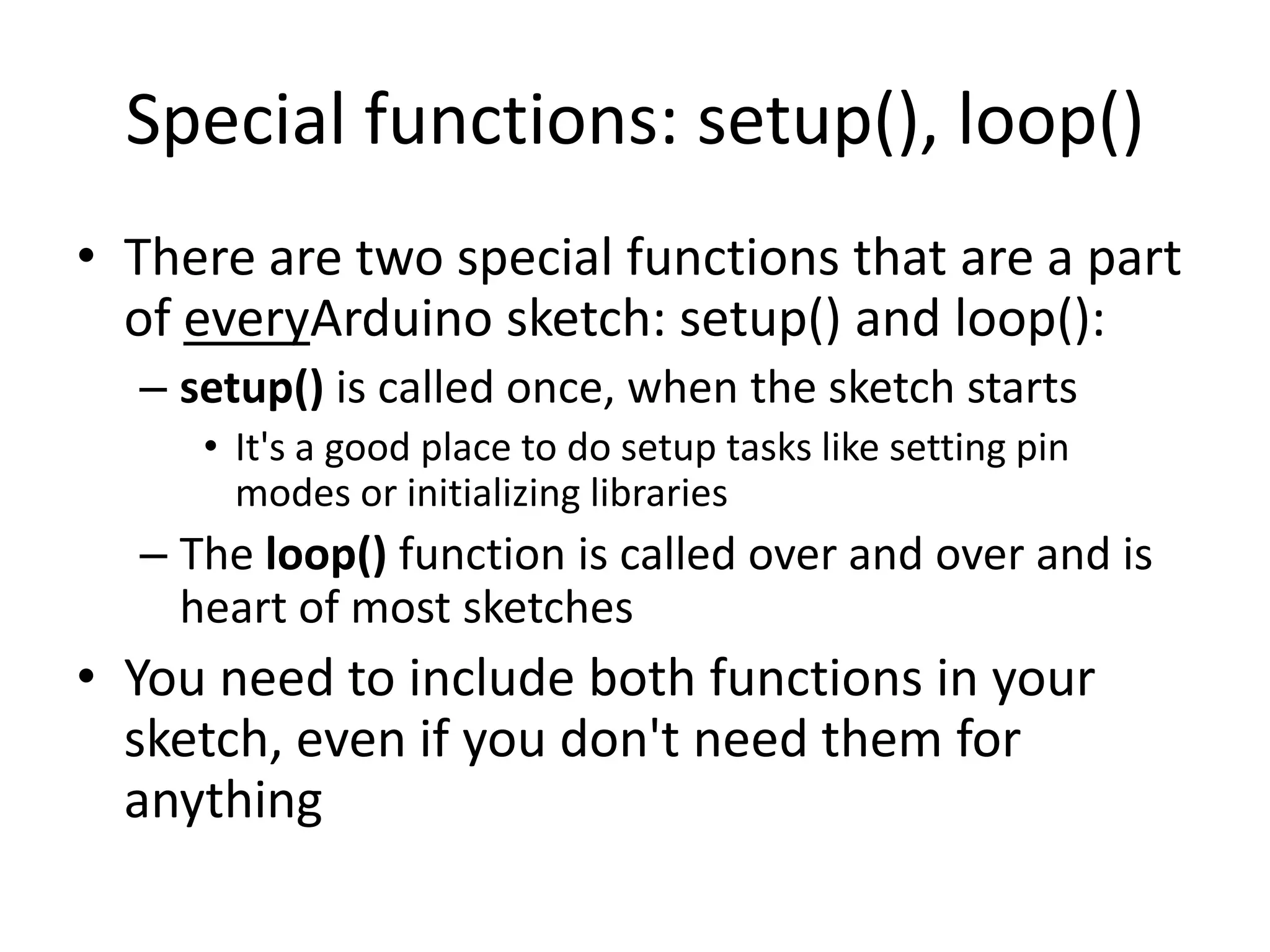 Arduino Foundations Pptx Programming Languages Computing Arduino Foundations Pptx Programming Languages Computing