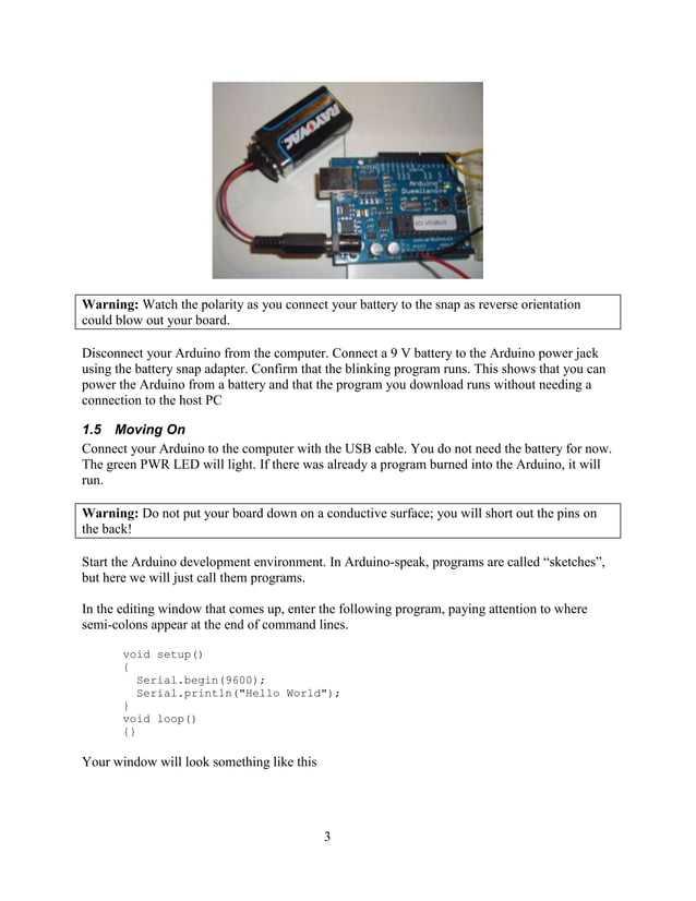 Arduino guide | PDF