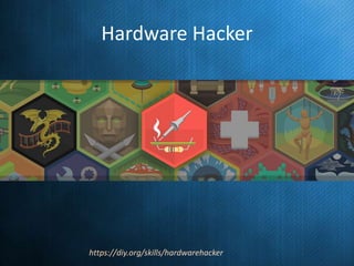 Hardware Hacker

https://diy.org/skills/hardwarehacker

 
