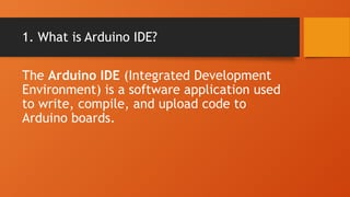 Comprehensive Guide to Arduino IDE: Programming and Features Explained ...