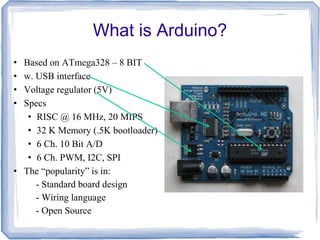arduino introduction for vocational students | PPT