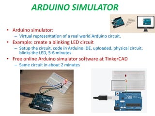 Comprehensive Introduction to Arduino and Tinkercad Simulator for ...