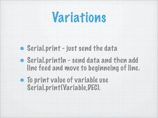 Arduino Lab 2 0 | PPT