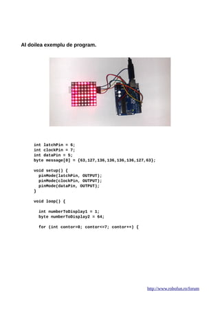 Arduino matriceled8x8 | PDF