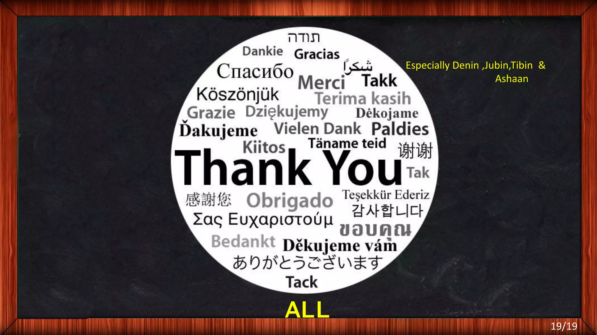 19/19 Especially Denin ,Jubin,Tibin & Ashaan ALL 