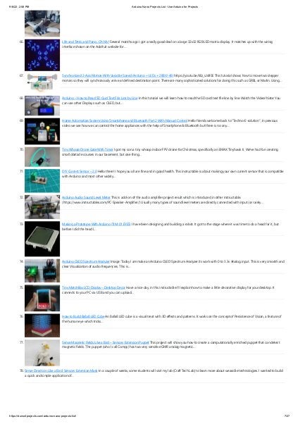 Arduino Nano Projects List -Use Arduino for Projects.pdf