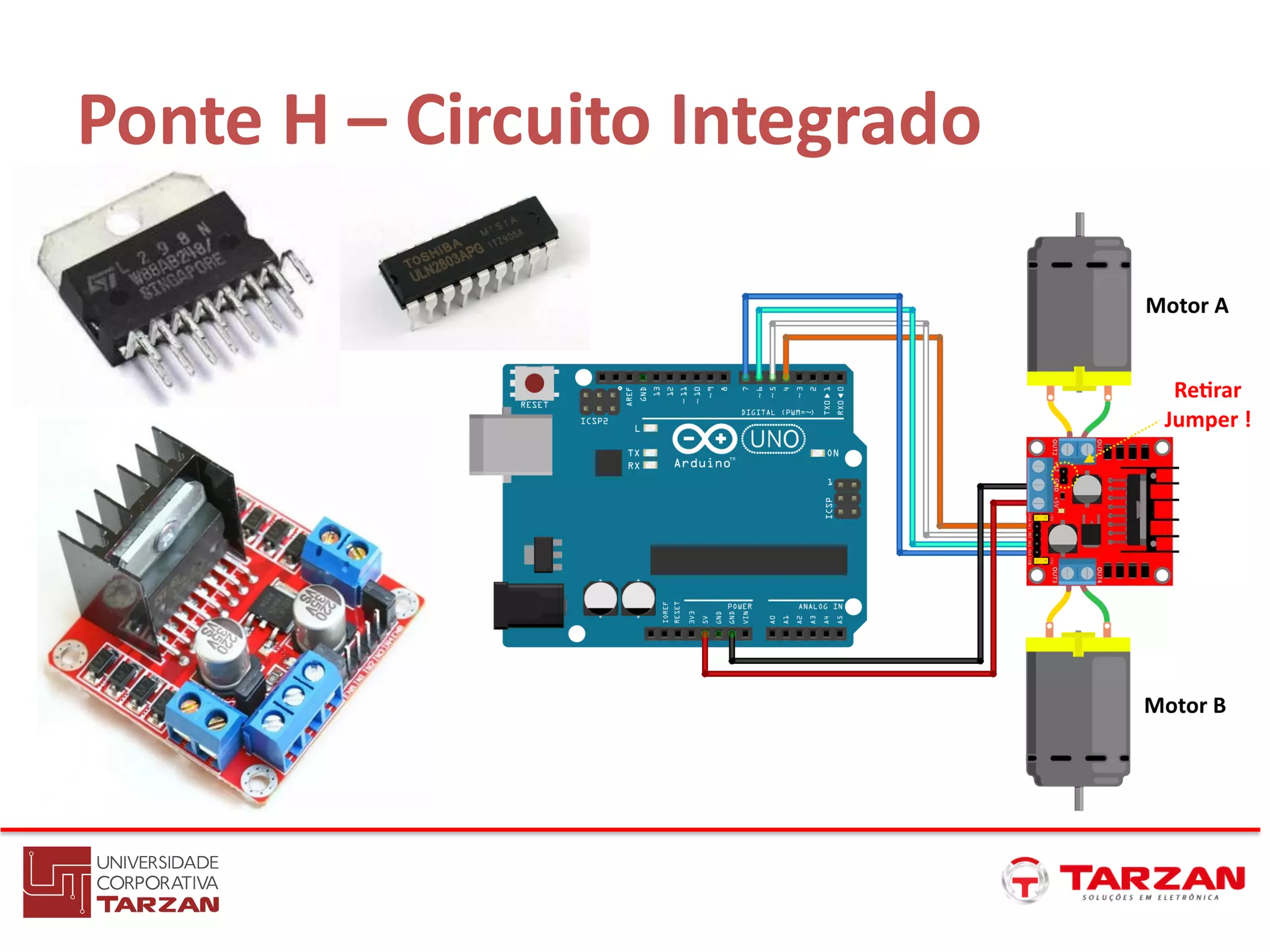 Ponte H – Circuito Integrado
 