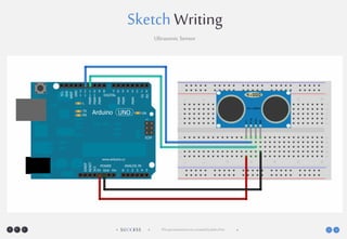 SUCCESS• •• • ThispresentationwascreatedbyJohnDoe •
Sketch Writing
Ultrasonic Sensor
 