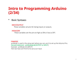 Arduino presentation that talks about basics of arduino.pptx