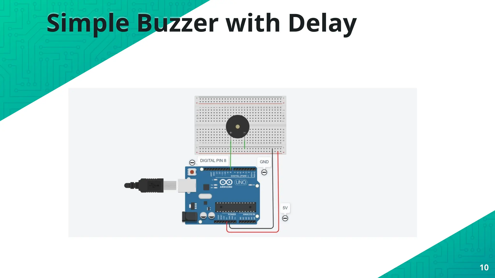 Simple Buzzer with Delay
10
 