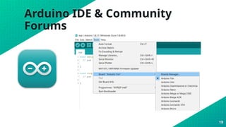 Arduino IDE & Community
Forums
19
 