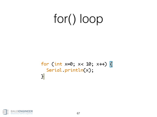 Introduction to Arduino Programming