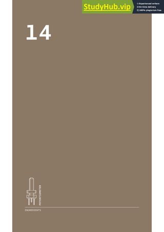 INGREDIENTS
14
POTENTIOMETER
 