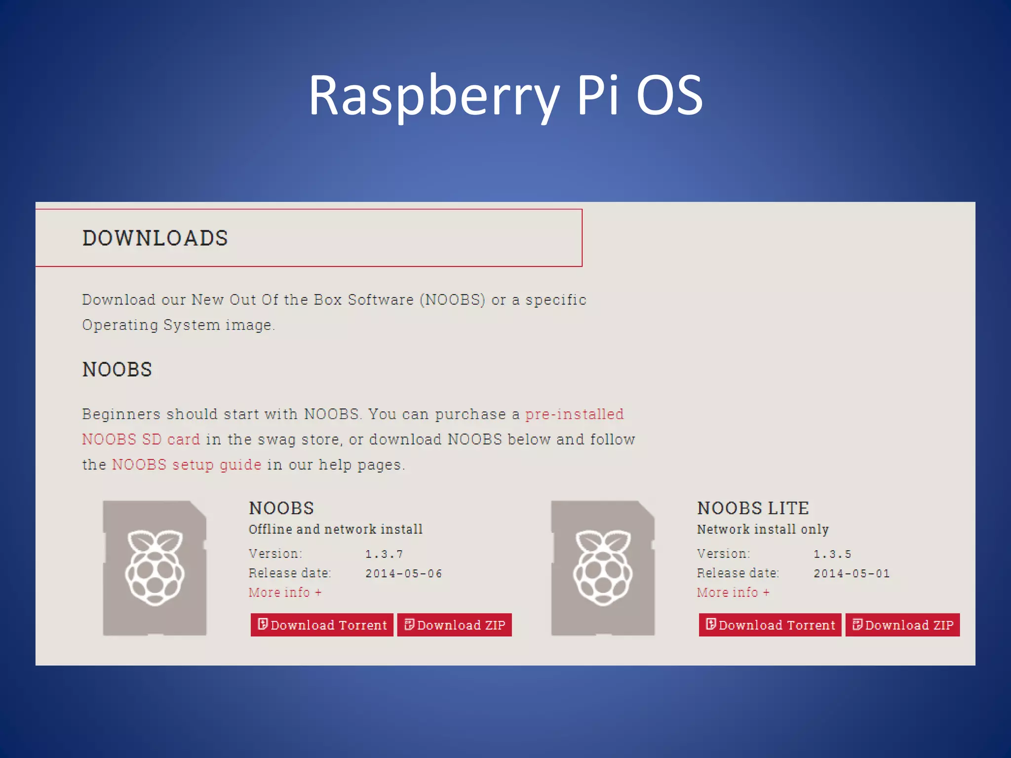 Raspberry Pi OS 