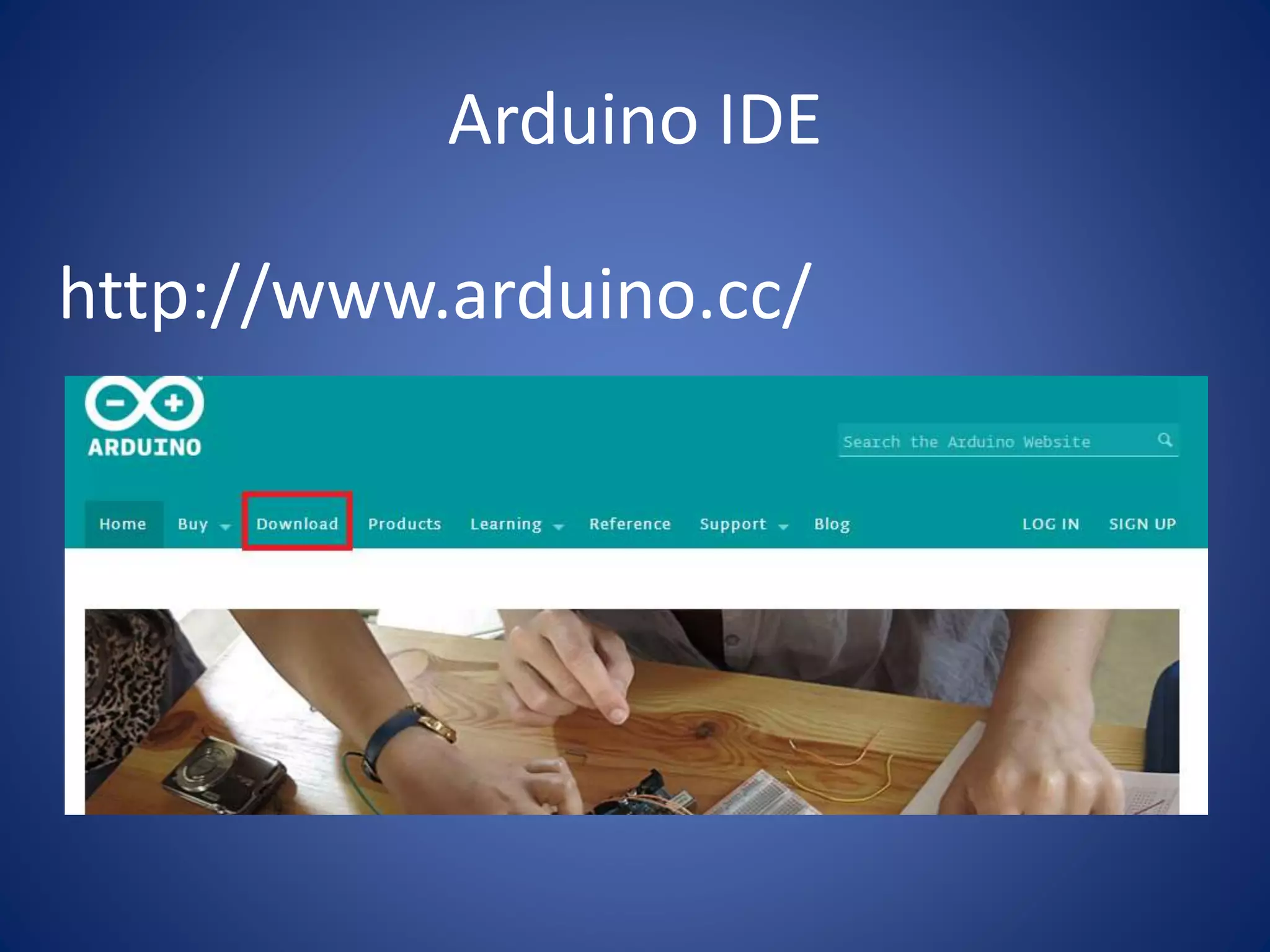 Arduino IDE http://www.arduino.cc/ 