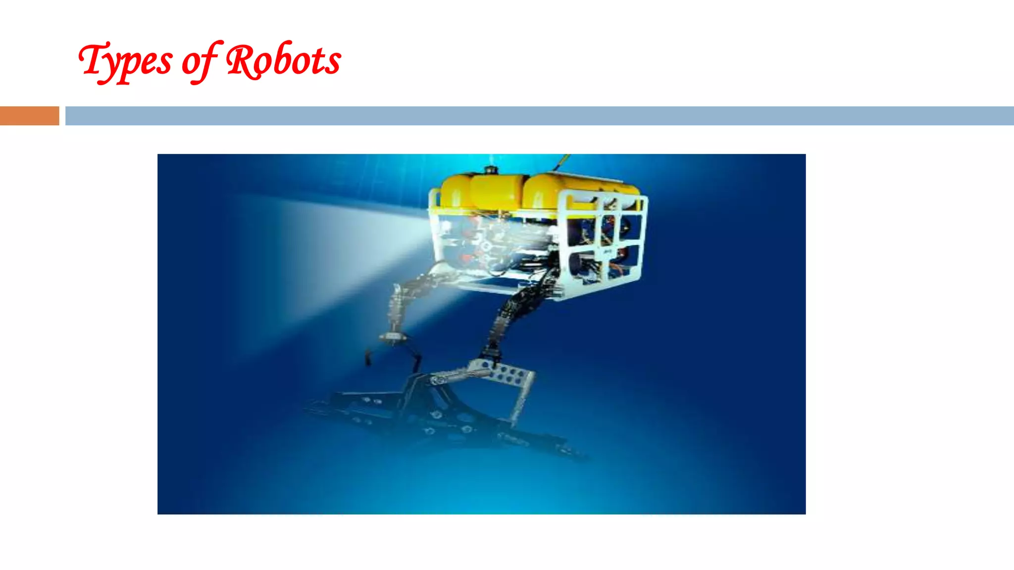 Types of Robots
 
