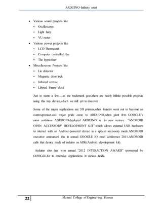 Arduino seminar report | DOCX