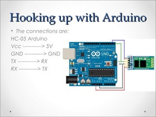 SENSORS AND BLUETOOTH COMMUNICATION | PPT
