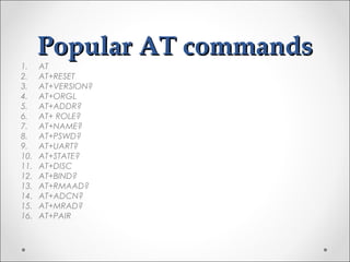 SENSORS AND BLUETOOTH COMMUNICATION | PPT