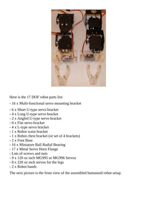 Arduino servo projects robert davis | PDF