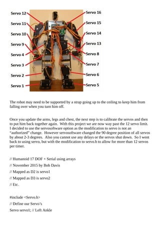 Arduino servo projects robert davis | PDF