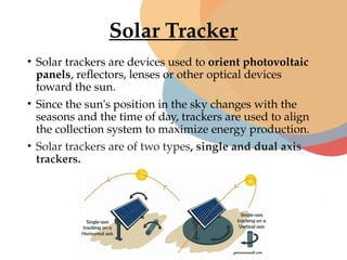 ppt of arudino_solar_tracker.pptx for minor project | PPTX