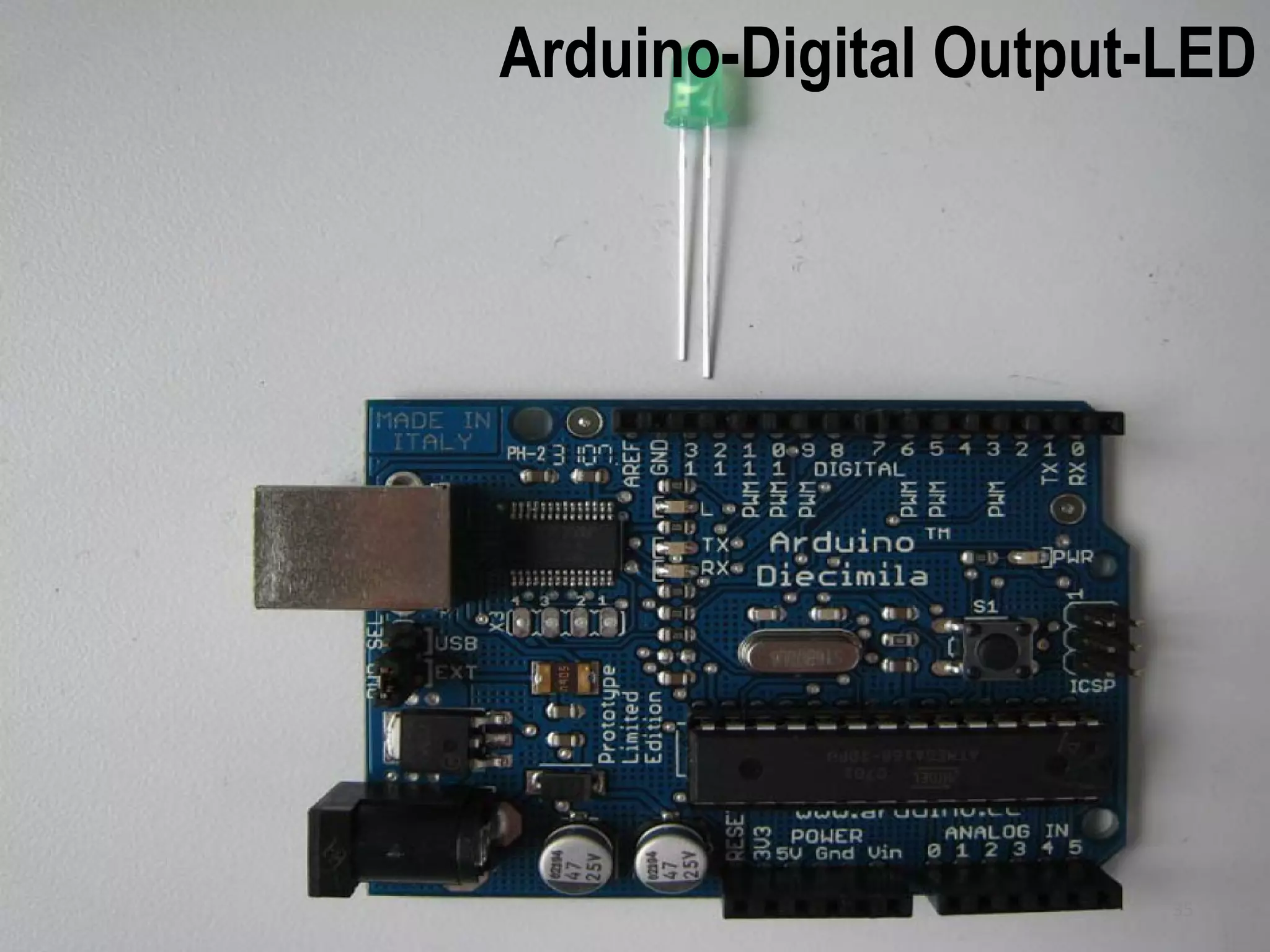 Arduino-Digital Output-LED 35 