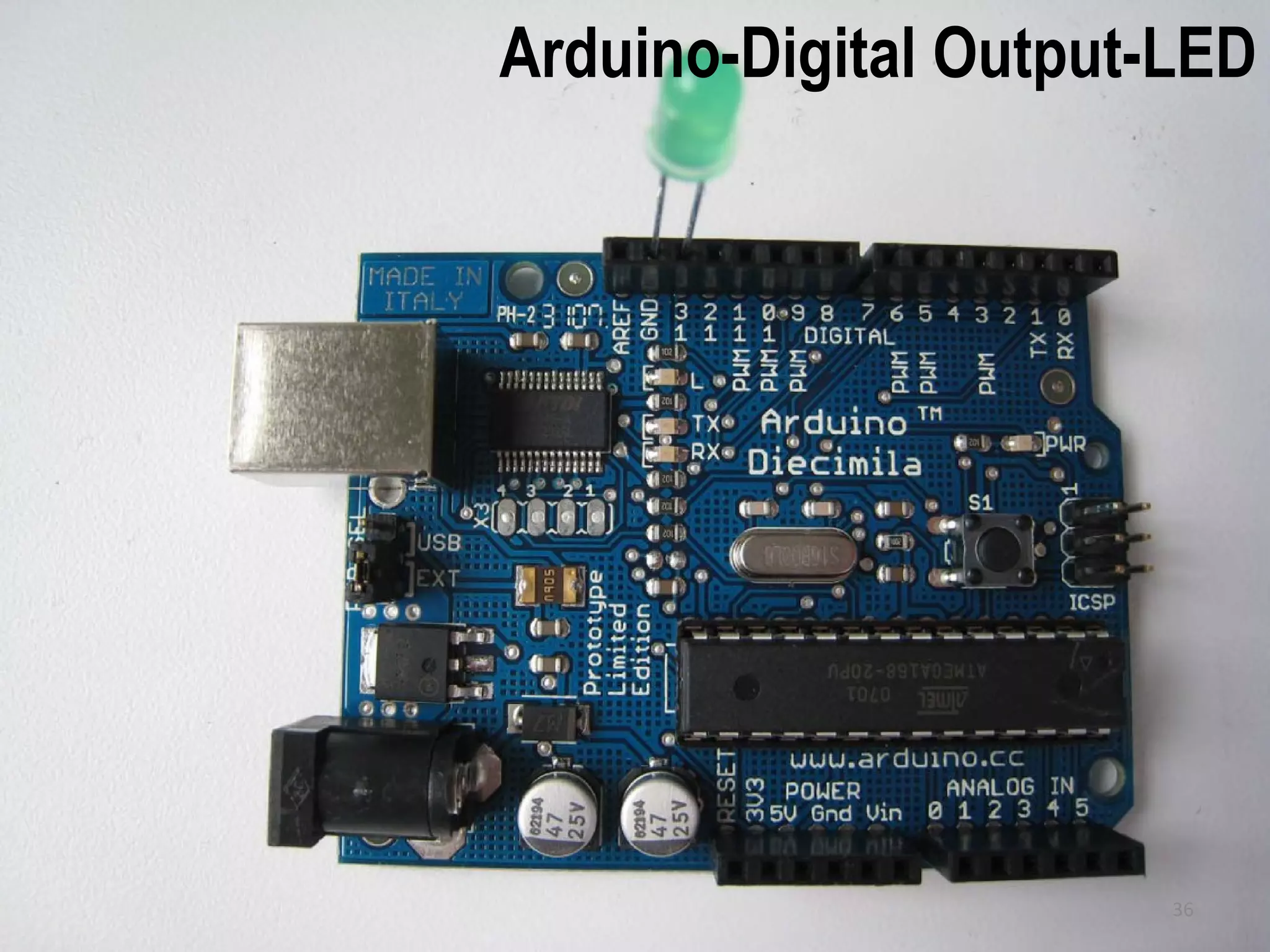 Arduino-Digital Output-LED 36 