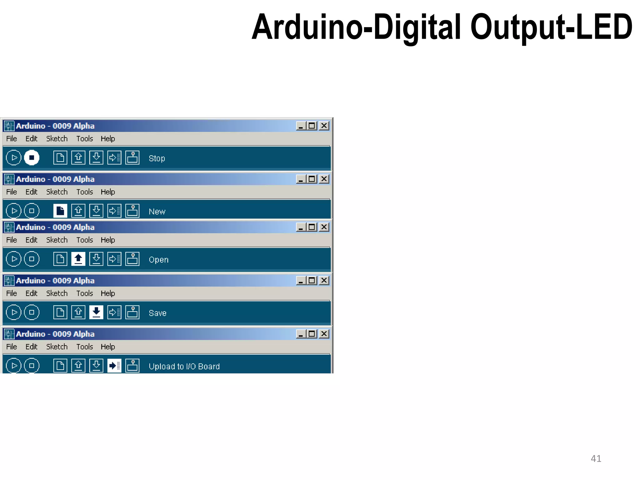 Arduino-Digital Output-LED 41 