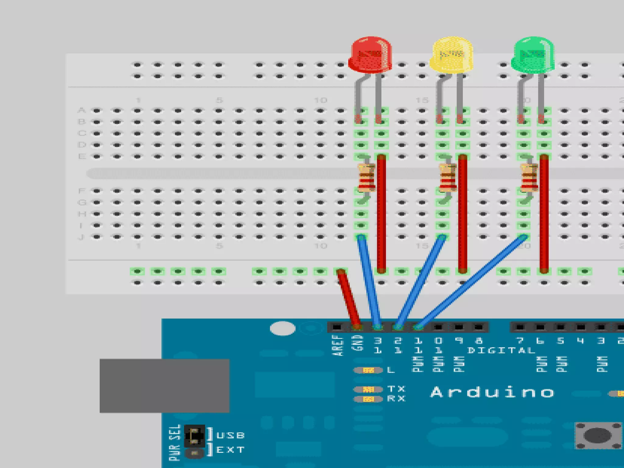 Arduino traffic lights | PPT | Technology & Computing