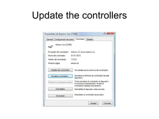 Update the controllers

 