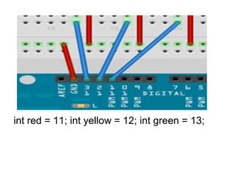 Arduino traffic lights | PPT
