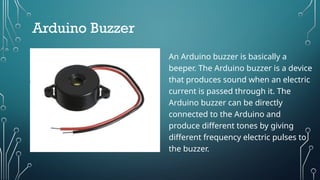 Arduino uno output devices slideshow.pptx