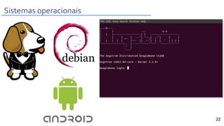 Sistemas operacionais
22
 