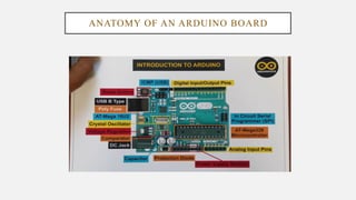 ANATOMY OF AN ARDUINO BOARD
 