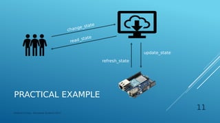 PRACTICAL EXAMPLE
change_state
read_state
update_state
refresh_state
Federico Croce - Pervasive Systems 2017
11
 