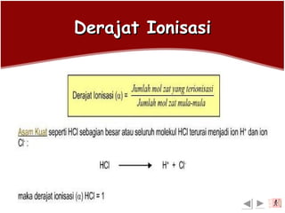 Derajat IonisasiDerajat Ionisasi
exit
 