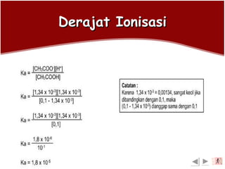 Derajat IonisasiDerajat Ionisasi
exit
 