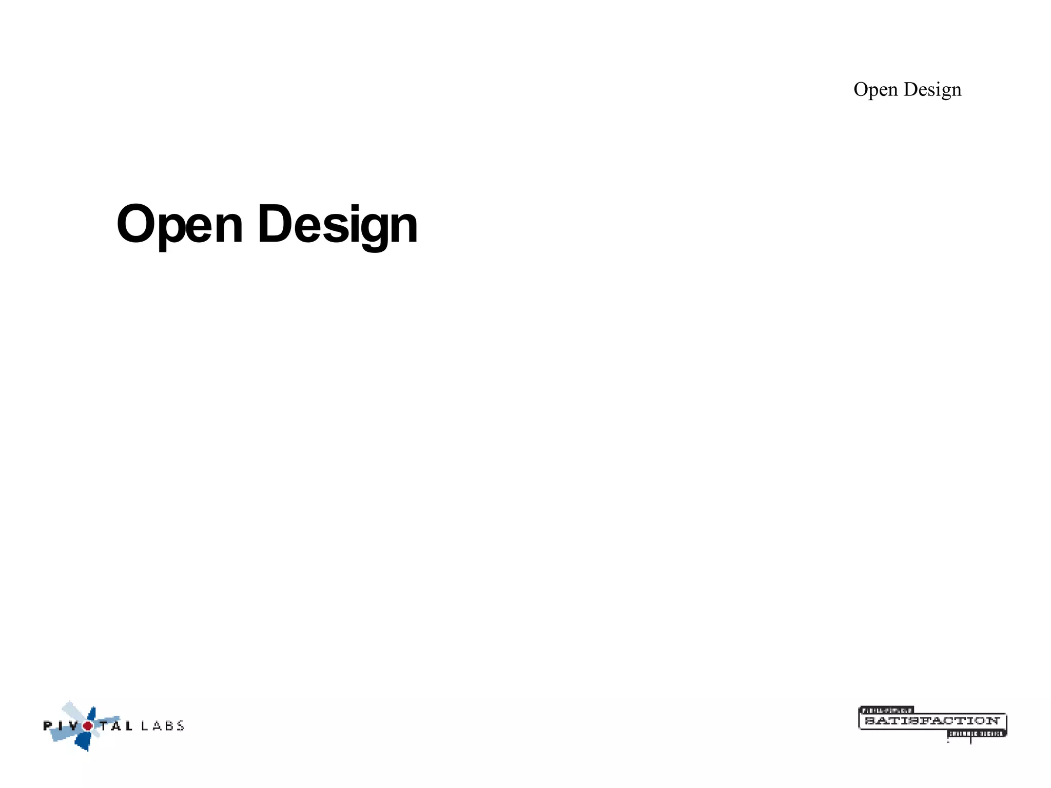 Open Design Open Design 