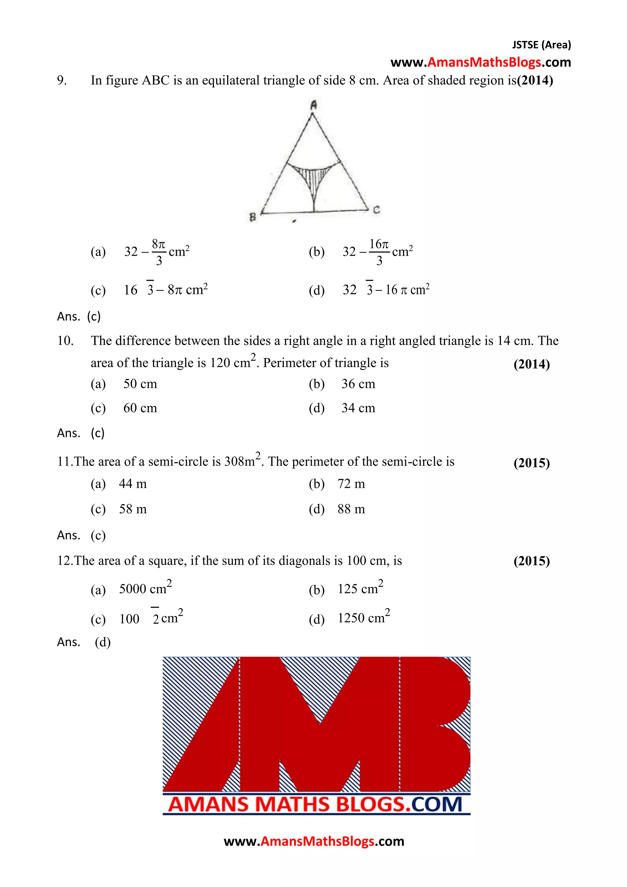 Area And Surface Area Volume Pdf Area And Surface Area Volume Pdf