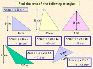 Comprehensive Guide to Calculating Area and Volume of Geometric Shapes ...